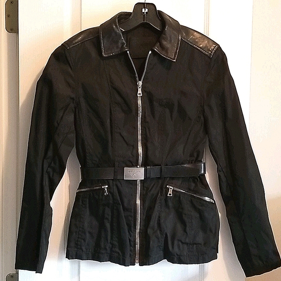 Prada Jackets & Blazers - PRADA Leather Jacket